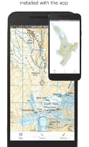 NZ Topo50 Offline Sth Island Map and Hunting Areas 1