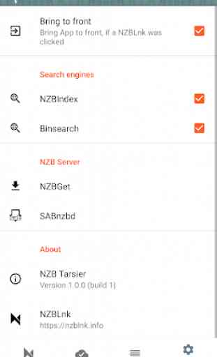 NZB Tarsier - Your NZBLNK Client for Android 3