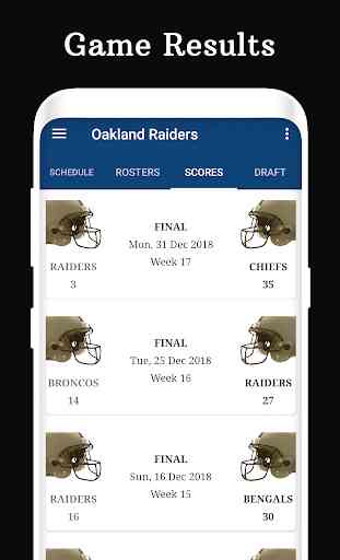 Oakland - Football Live Score & Schedule 2