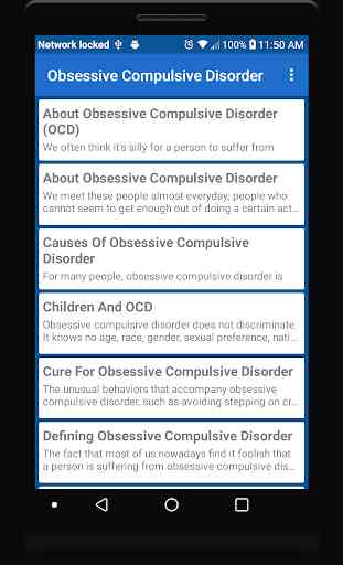 Obsessive Compulsive Disorder (OCD) 1