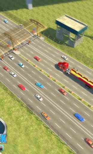 Oil Tanker Long Trailer Truck Simulator-Road Train 1