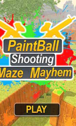 Paintball Shooting Maze 1