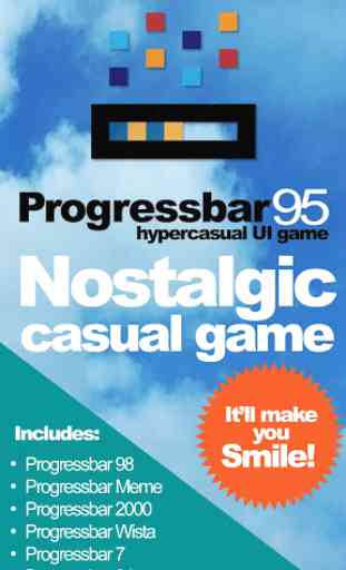 Progressbar95 - easy, nostalgic hyper-casual game 1