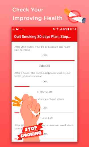 Quit Smoking 30 days Plan: Stop Smoking Tracker 3