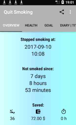 Quit smoking tracker 1