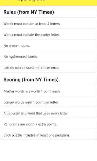 Spelling Bee (NY Times style) 1