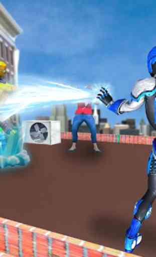 Superhero Frost Man City Rescue: Snowstorm Game 2