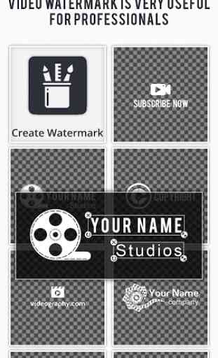 Video Watermark - Create & Add Watermark on Videos 1