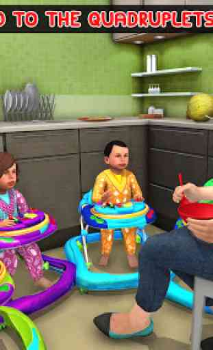 Virtual Mother Baby Quadruplets Family Simulator 3