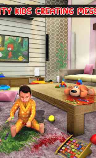 Virtual Mother Baby Quadruplets Family Simulator 4
