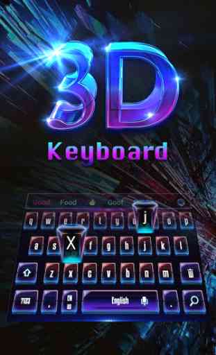 3D Laser Science keyboard 2