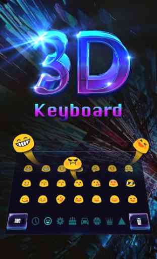 3D Laser Science keyboard 3