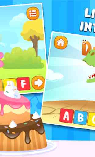 ABC kids Alphabet! Free phonics games for toddlers 4