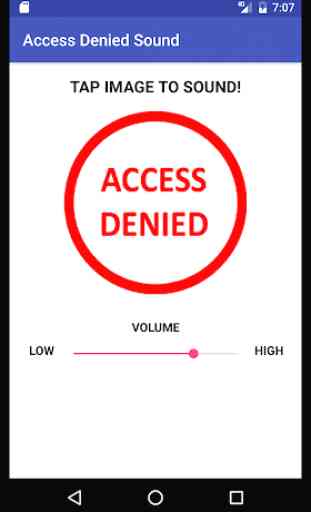 Access Denied Sound 1