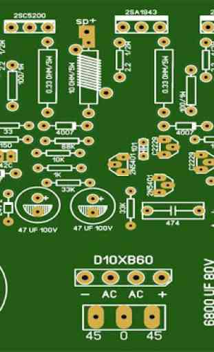 Amplifier circuit board diagram 3