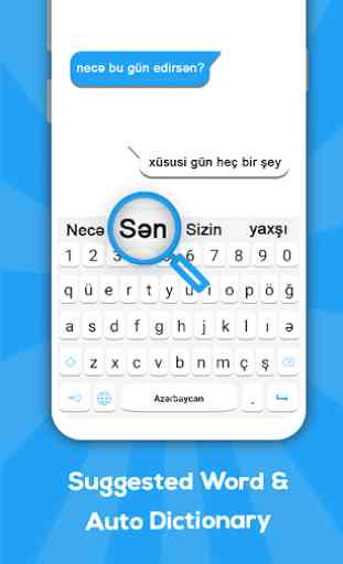 Azerbaijani keyboard: Azerbaijani Typing Keyboard 3