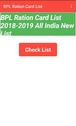 BPL New List 2018-2019 All India 1