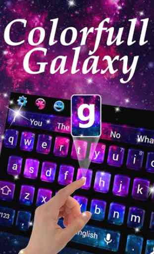 Colorfull Galaxy Keyboard 2