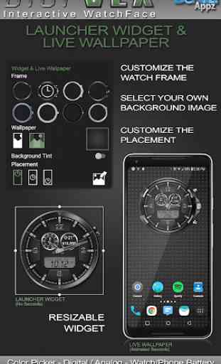 Digi-Vex HD Watch Face Widget & Live Wallpaper 2