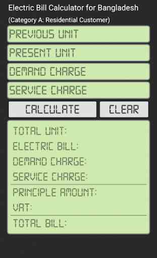 Electric Bill Calculator 1