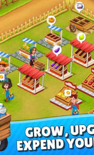 Farm Village City Market & Day Village Farm Game 4