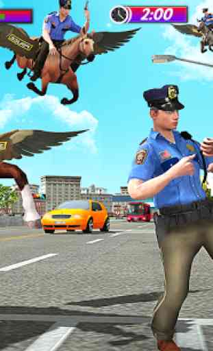 Flying Horse Police Chase : US Police Horse Games 4