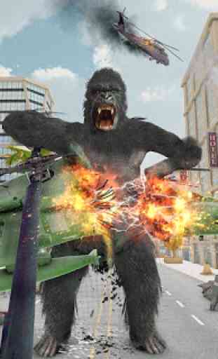 Gorilla City Rampage :Animal Attack Game Free 3