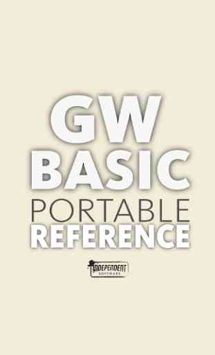 GW-BASIC Portable Reference 1