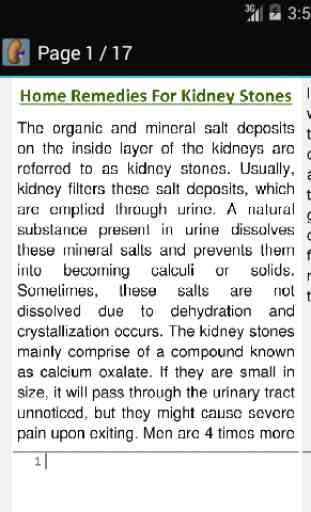 Kidney Stones Removal Remedies 3