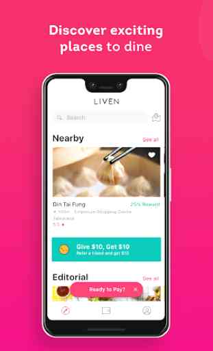 Liven - Eat, Pay & Earn food 3