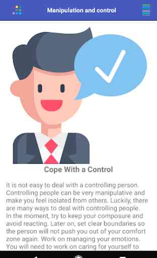 Manipulation and control 4
