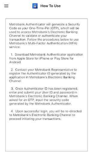 Metrobank Authenticator 3