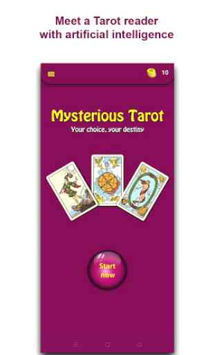 Mysterious Tarot - Free, Audible Tarot Reading App 1