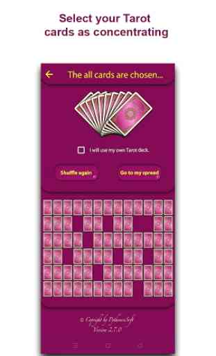 Mysterious Tarot - Free, Audible Tarot Reading App 3