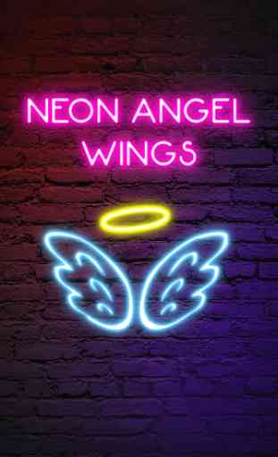Neon Angel Wings 1
