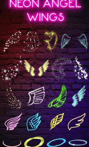 Neon Angel Wings 3