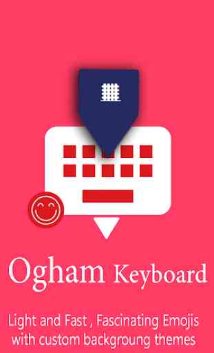 Ogham English Keyboard : Infra Keyboard 1