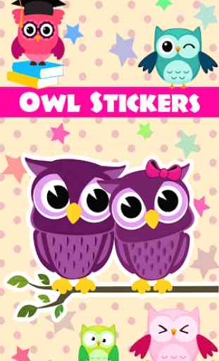 Owl Stickers 1