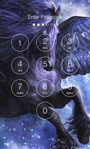 Pegasus Unicorn Screen Lock 2