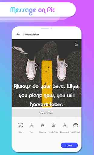Pictures Quotes and Status Maker - Quotes Creator 4