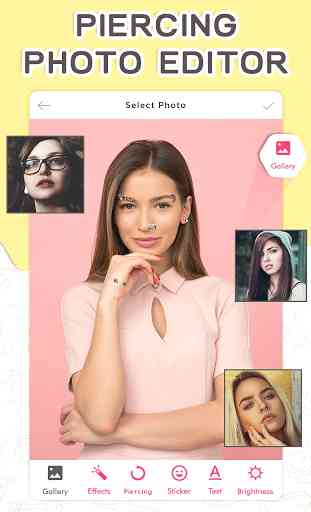 Piercing Photo Editor : Beauty Makeover App 1