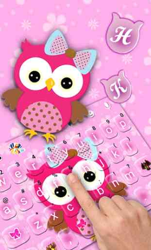 Pinky Owl Keyboard Theme 2