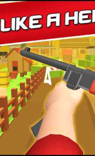 Pixel 3d Gun Strike Battles: fps Shooters Game 1