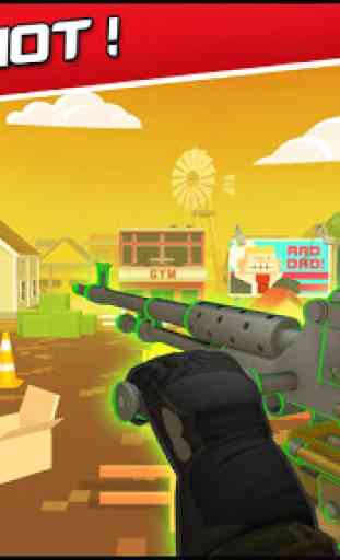 Pixel 3d Gun Strike Battles: fps Shooters Game 3