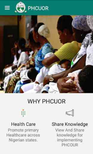 Primary Healthcare Under One Roof (PHCUOR) 2