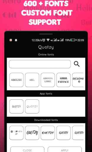 Quotzy- Text editor,Free wallpapers,Quotes creator 3