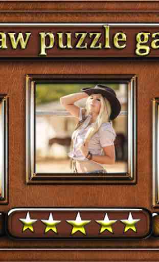 Rodeo jigsaw puzzle Game 1