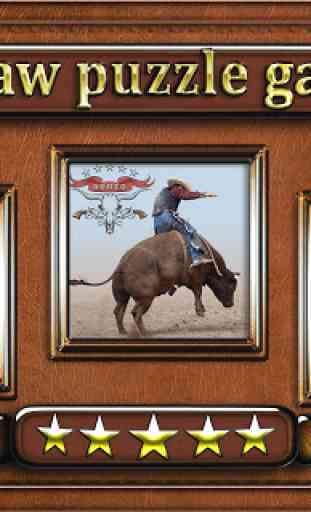 Rodeo jigsaw puzzle Game 4