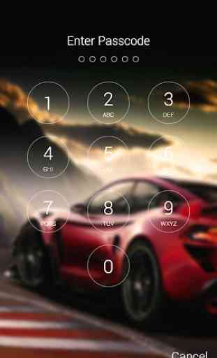 Street Racing Password Lock Screen 4