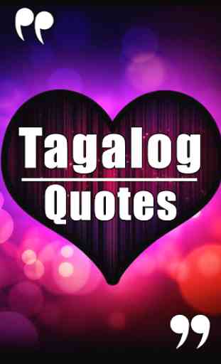 Tagalog, Hugot, Pinoy & Bisaya Love Quotes Editor 1